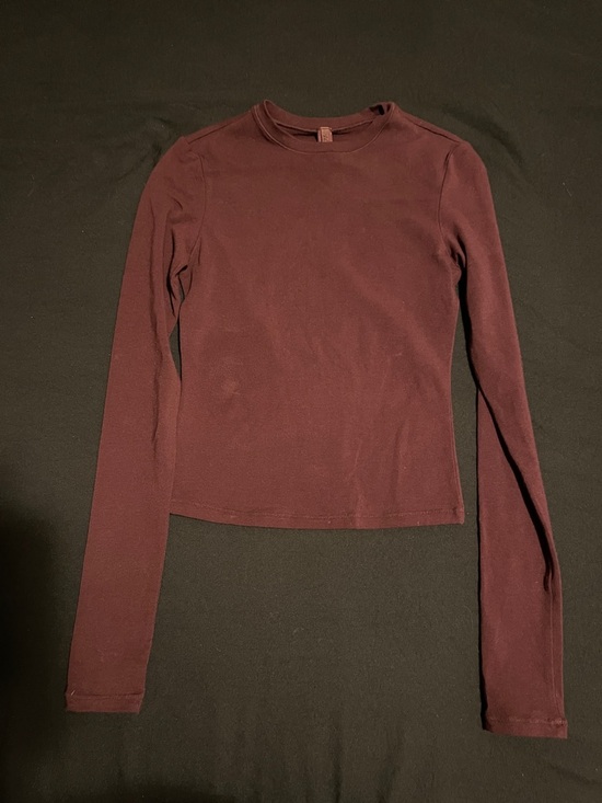 SKIMS Tops - Cotton jersey long sleeve t-shirt